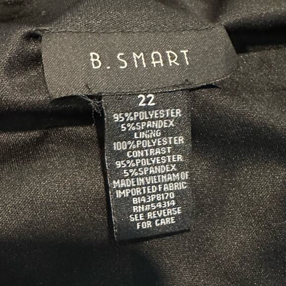 B. Smart Sequined Bandage Dress Black Size 22 Sleeveless Cocktail Stretch - Picture 6 of 6